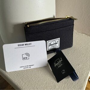 Herschel Supply Co. Oscar Black Zip
Cardholder Wallet - NWT’s